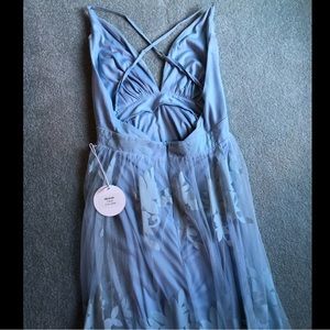 Medium light blue dress